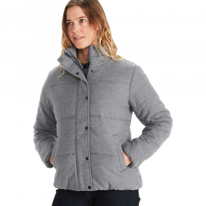 Marmot Women’s Lanigan Insulated Flannel Jacket – Small – Dark Steel Heather