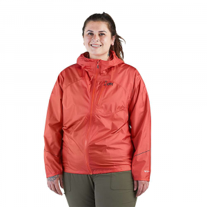 Outdoor Research Women's Helium Rain Jacket - Plus - 2X - Sunset