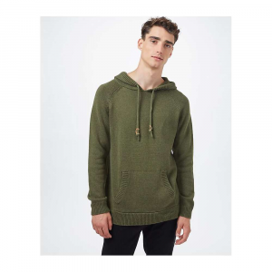 Tentree Men's Highline Cotton Hooded Sweater - XL - Olive Night Green Heather