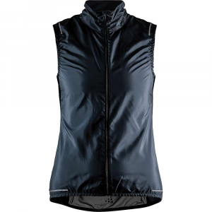 Craft Sportswear Women’s Essence Light Wind Vest – Medium – Black