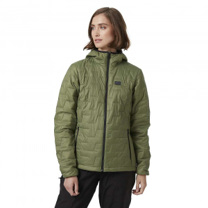 Helly Hansen Women’s Lifaloft Hooded Insulator Jacket – Small – Lav Green Matte