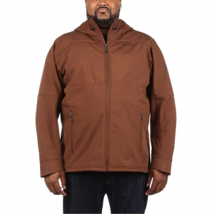 Moosejaw Men’s Hooded Softshell Jacket – 2X Tall – Walnut